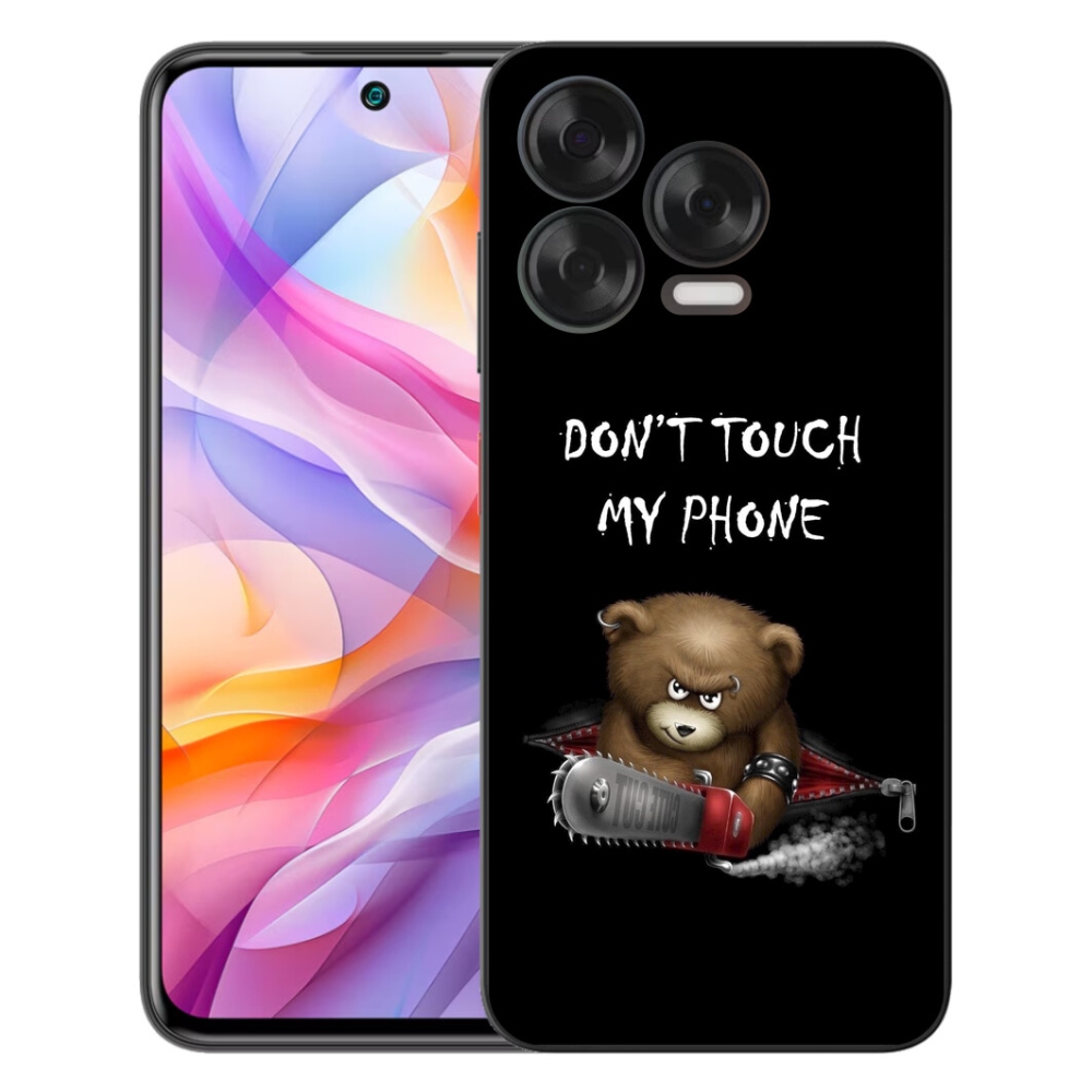 Gelový kryt mmCase na ZTE Blade V70 Vita - nesahej na telefon