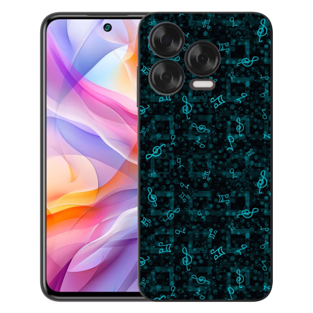Gelový kryt mmCase na ZTE Blade V70 Vita - noty 1