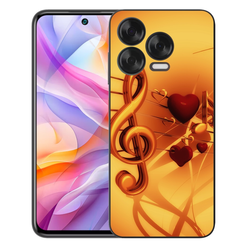 Gelový kryt mmCase na ZTE Blade V70 Vita - noty