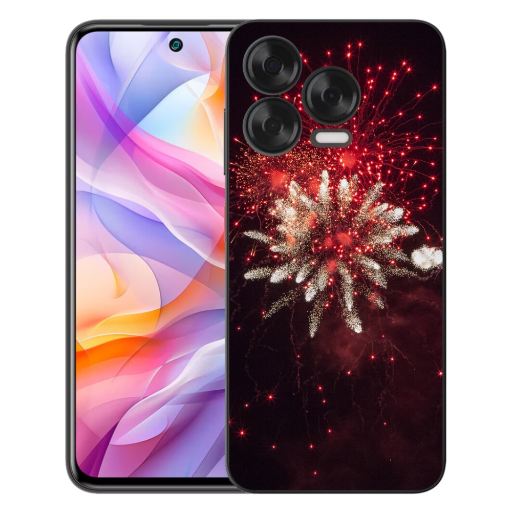 Gelový kryt mmCase na ZTE Blade V70 Vita - ohňostroj