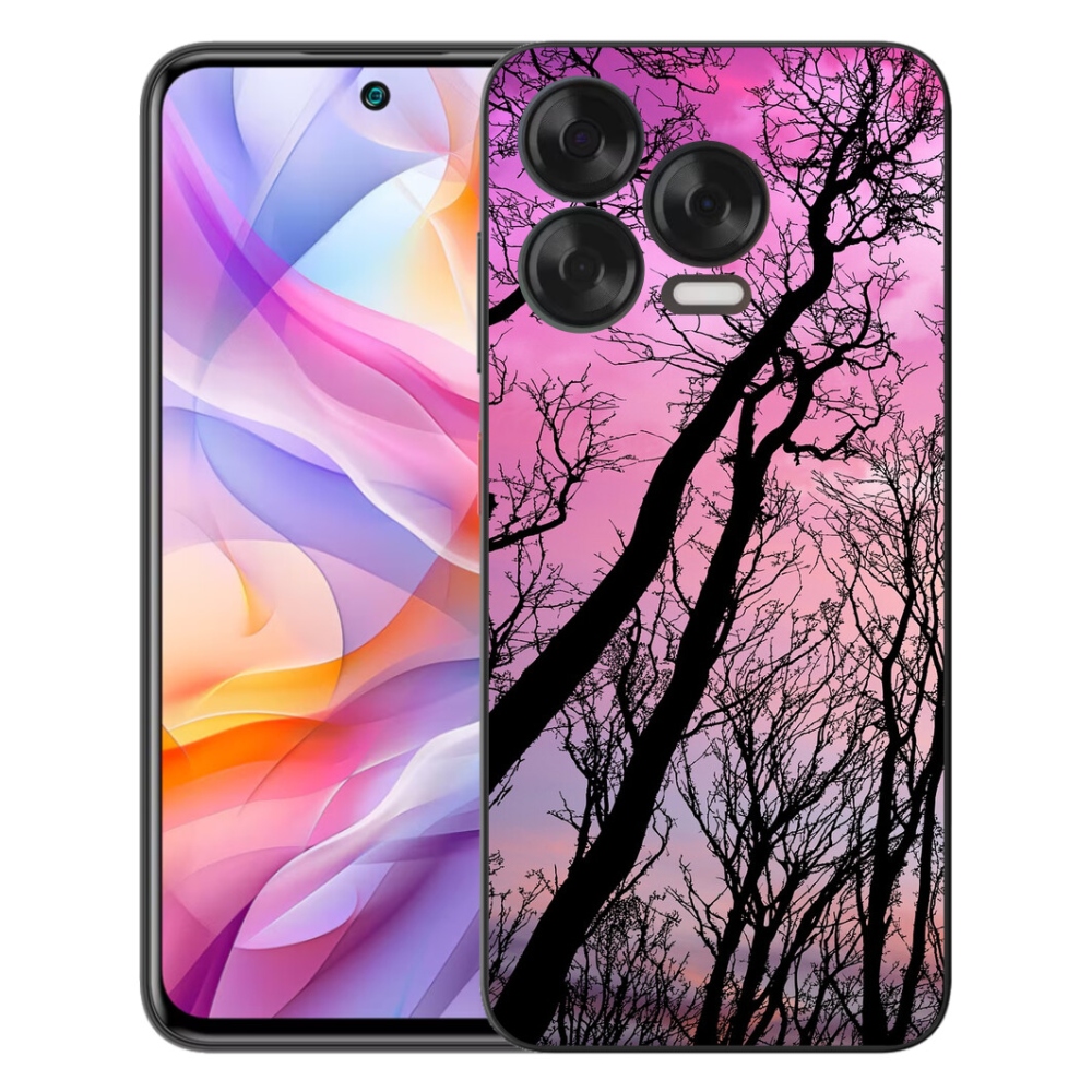 Gelový kryt mmCase na ZTE Blade V70 Vita - opadané stromy