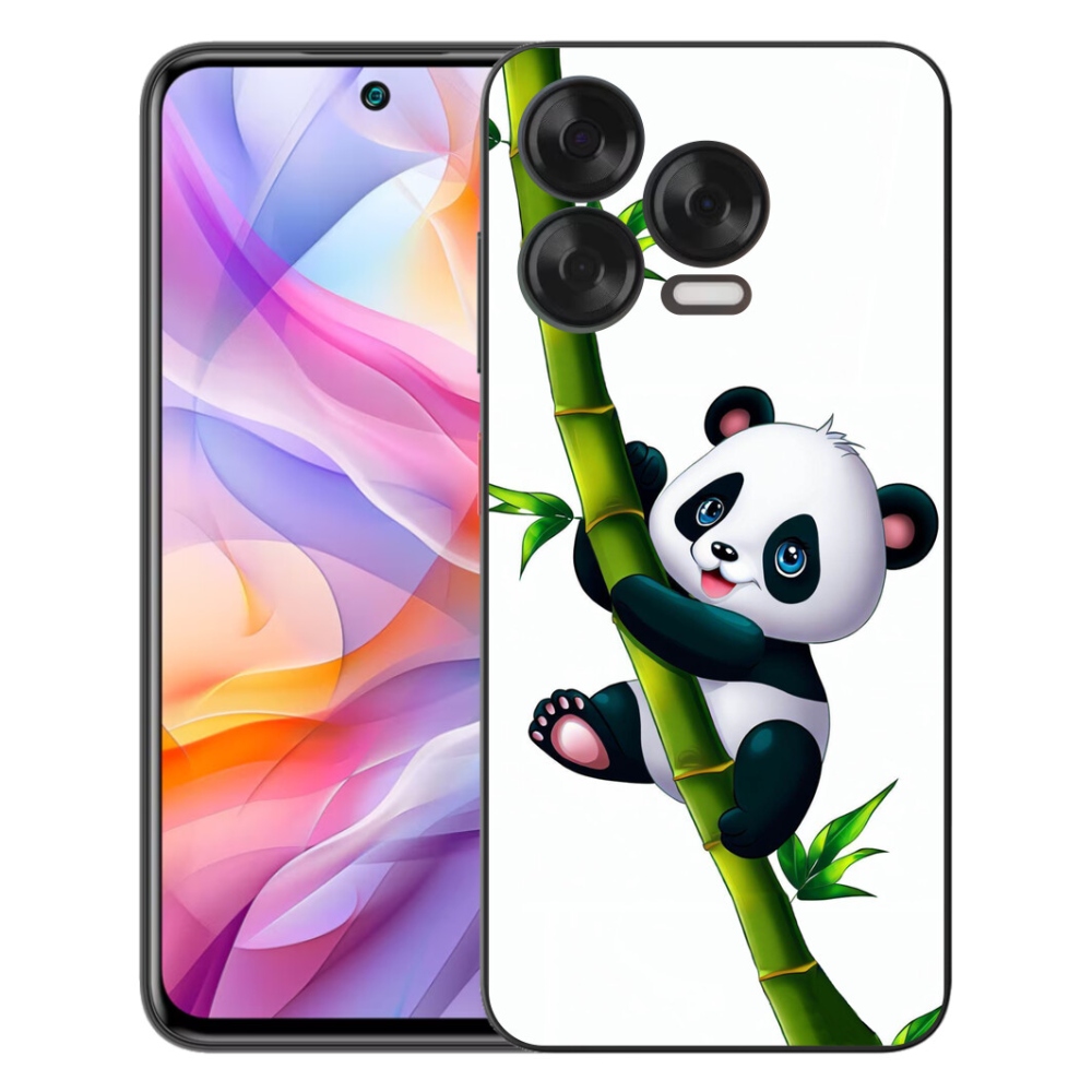 Gelový kryt mmCase na ZTE Blade V70 Vita - panda na bambusu