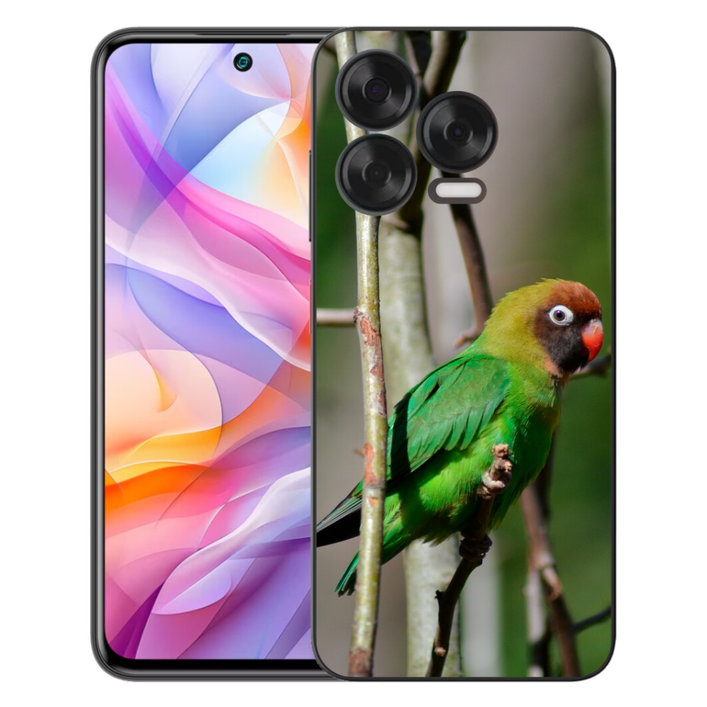 Gelový kryt mmCase na ZTE Blade V70 Vita - papoušek agapornis