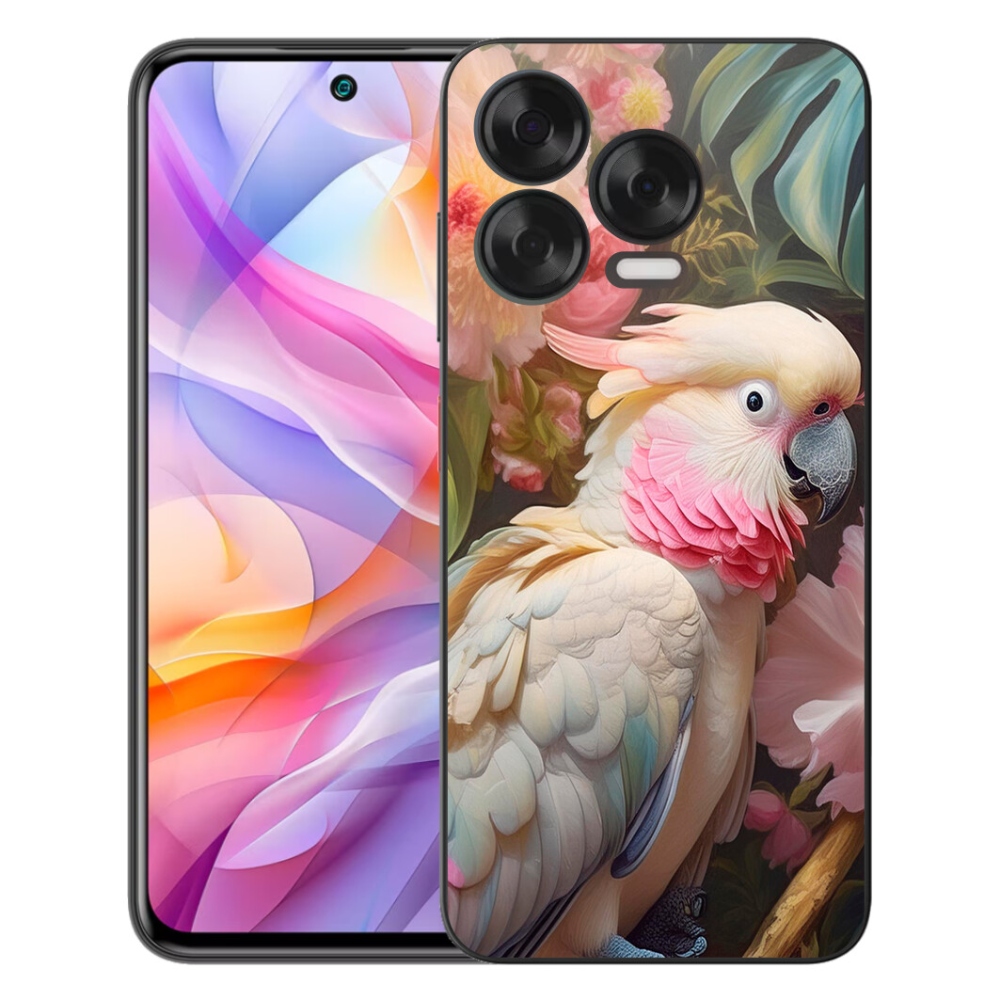 Gelový kryt mmCase na ZTE Blade V70 Vita - papoušek kakadu růžový 2