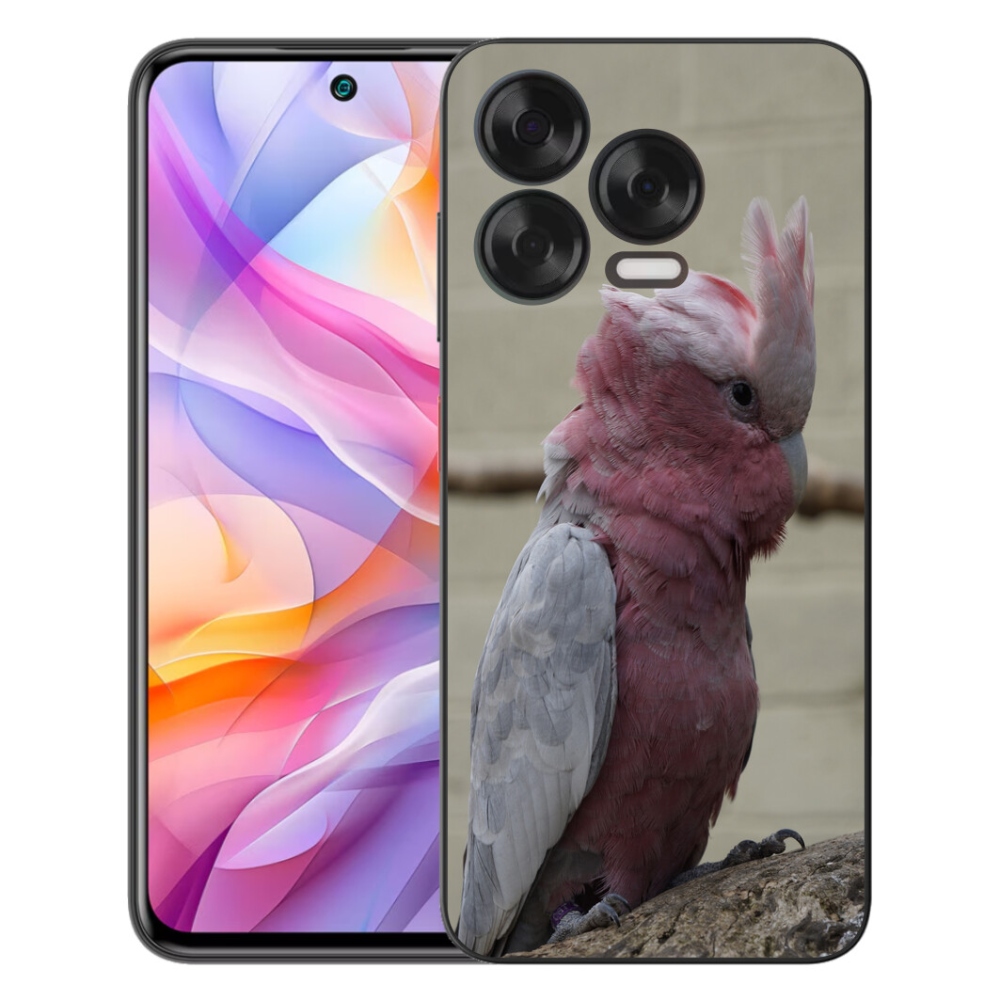 Gelový kryt mmCase na ZTE Blade V70 Vita - papoušek kakadu růžový