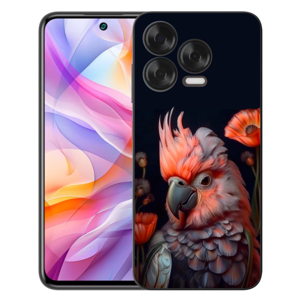 Gelový kryt mmCase na ZTE Blade V70 Vita - papoušek kakadu v barvách