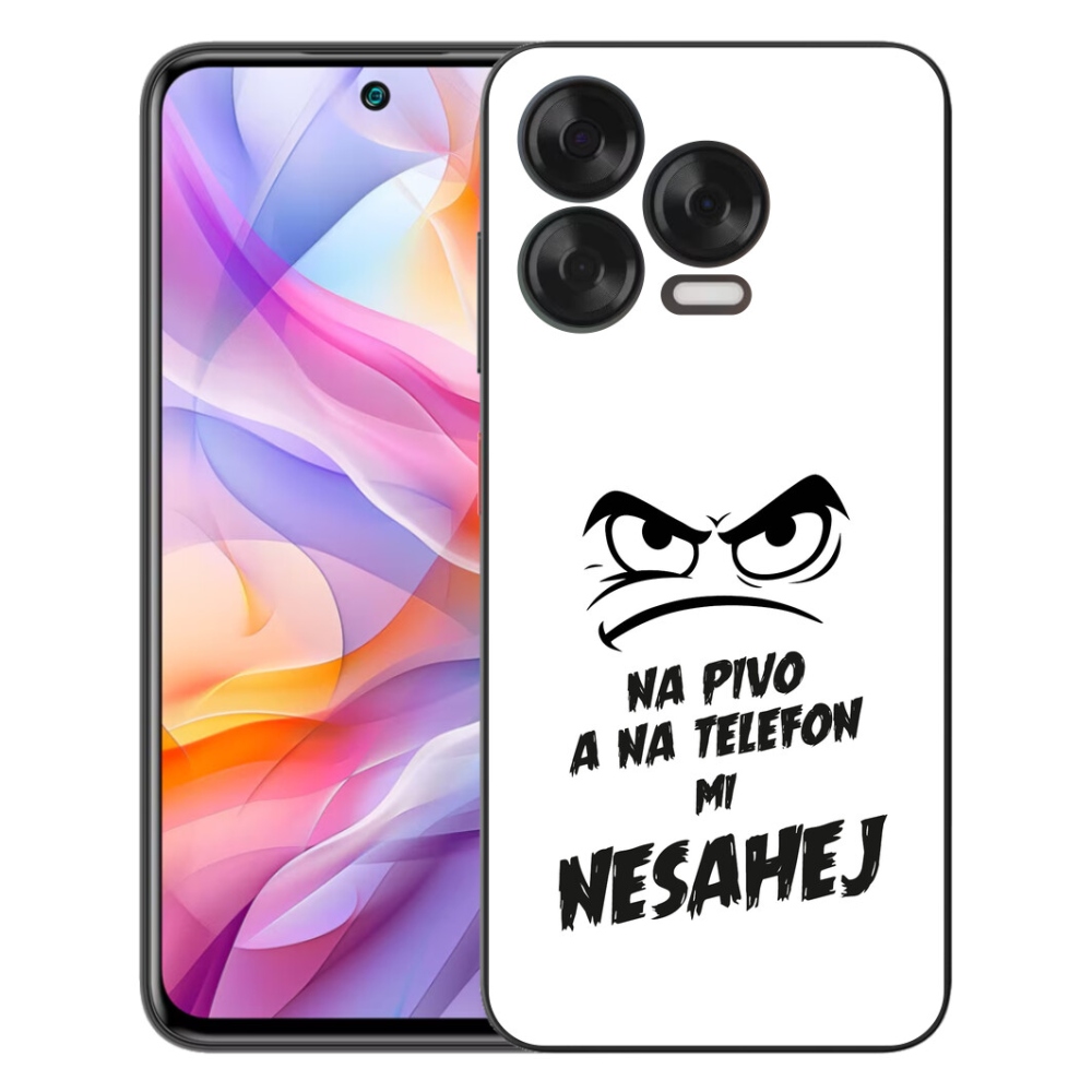 Gelový kryt mmCase na ZTE Blade V70 Vita - pivní motiv 2 bílé pozadí