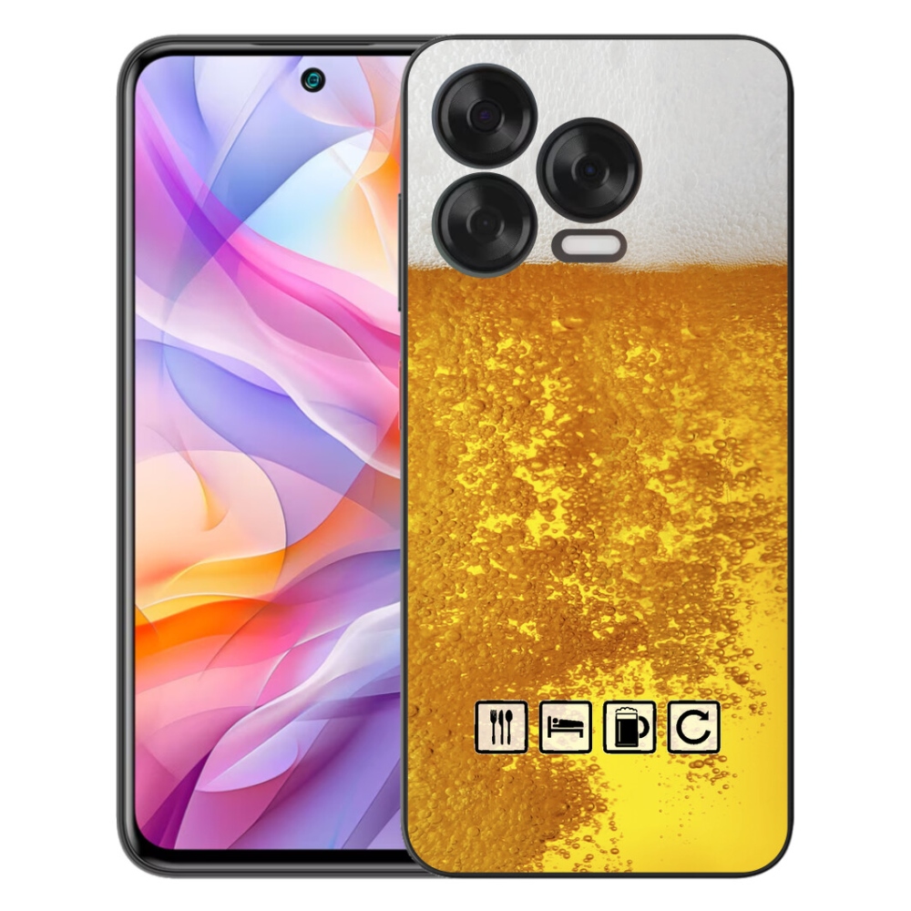Gelový kryt mmCase na ZTE Blade V70 Vita - pivní motiv 3