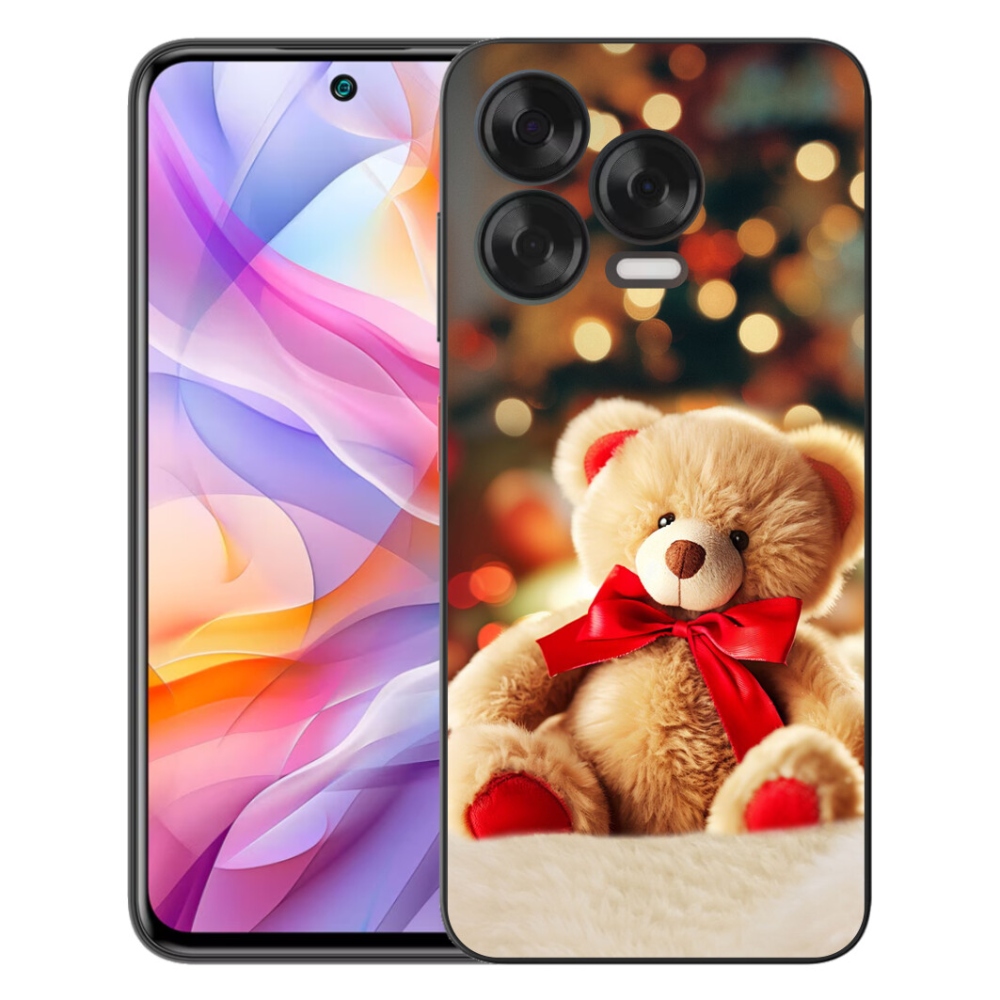 Gelový kryt mmCase na ZTE Blade V70 Vita - plyšový medvídek