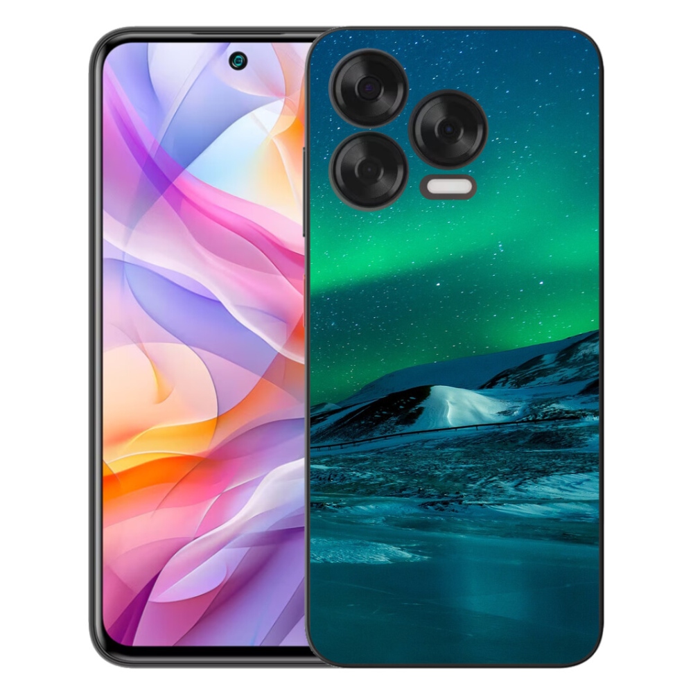 Gelový kryt mmCase na ZTE Blade V70 Vita - polární záře