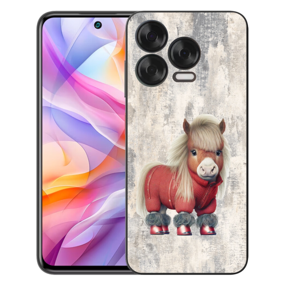 Gelový kryt mmCase na ZTE Blade V70 Vita - poník ve svetru