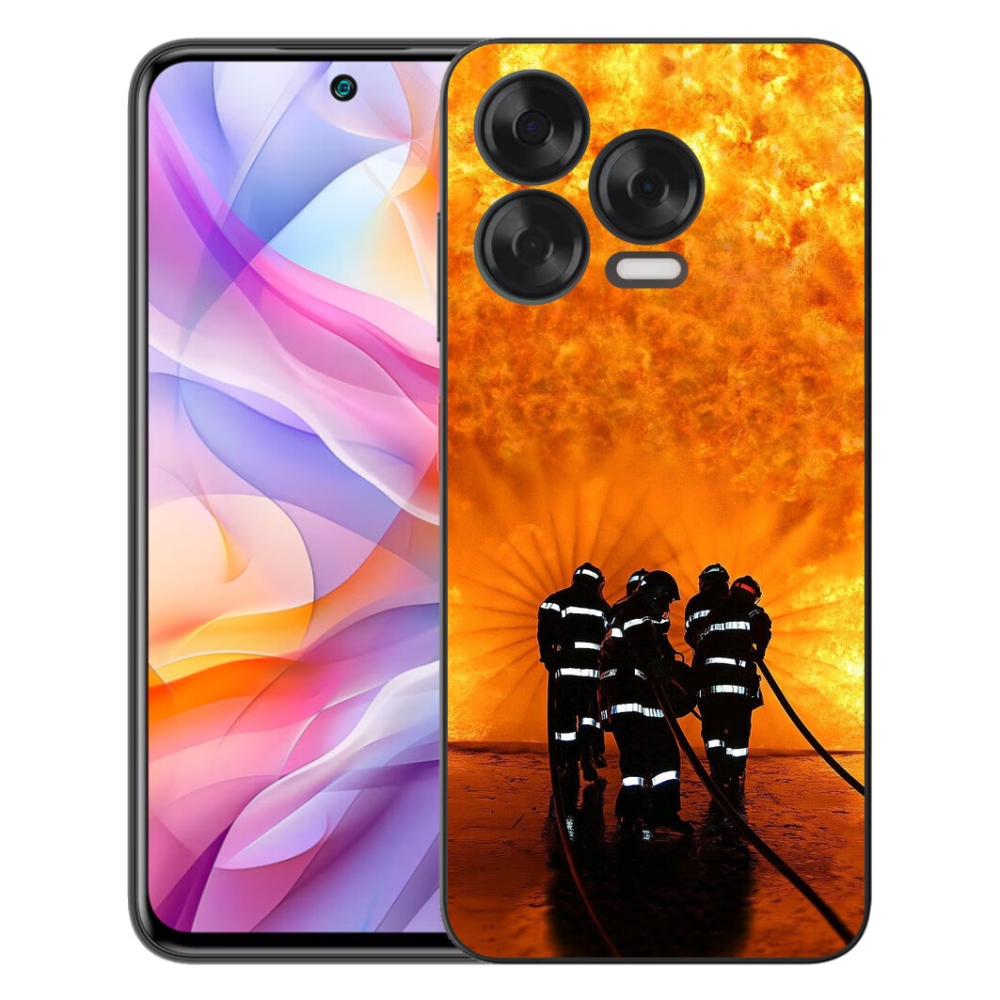 Gelový kryt mmCase na ZTE Blade V70 Vita - požár
