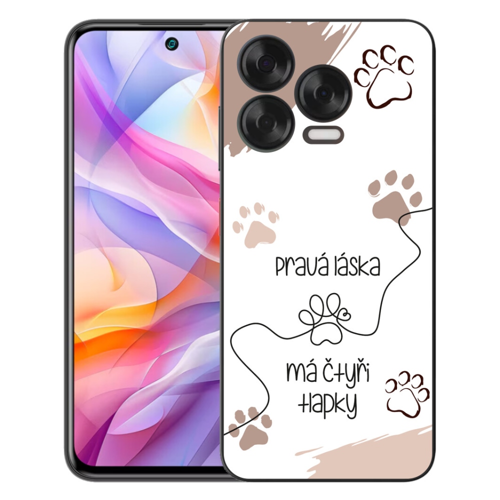 Gelový kryt mmCase na ZTE Blade V70 Vita - psí motiv 1 bílé pozadí