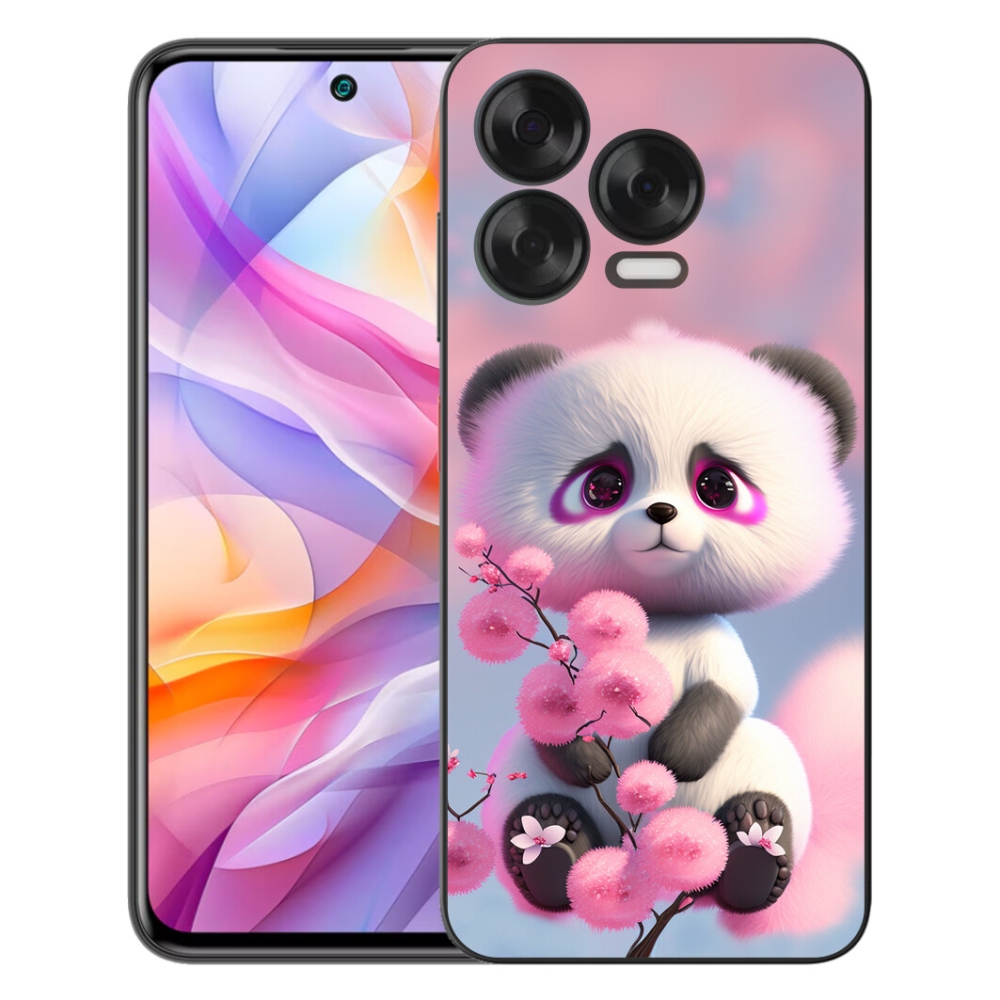 Gelový kryt mmCase na ZTE Blade V70 Vita - roztomilá panda 1