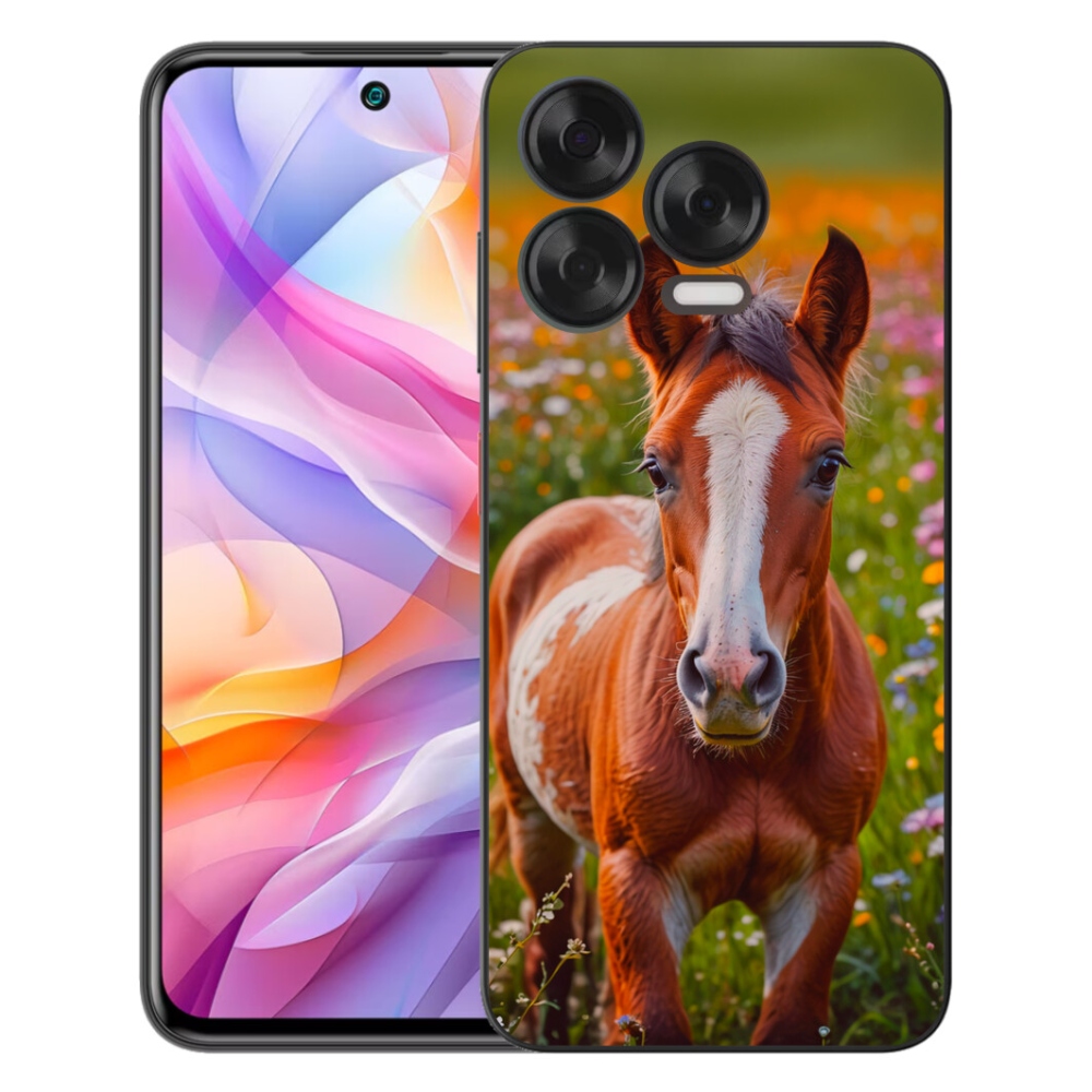 Gelový kryt mmCase na ZTE Blade V70 Vita - roztomilé hříbě