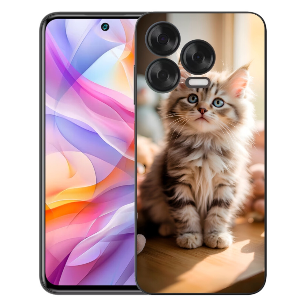 Gelový kryt mmCase na ZTE Blade V70 Vita - roztomilé kotě 10