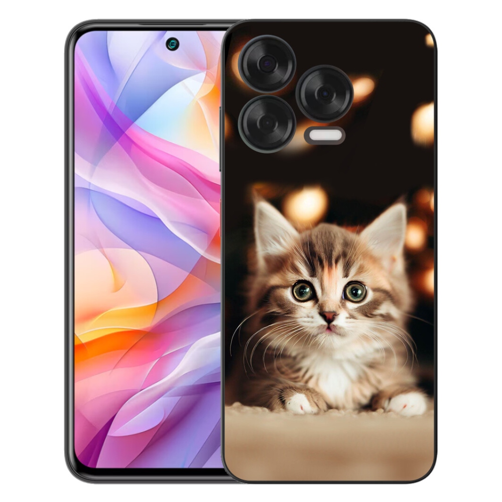 Gelový kryt mmCase na ZTE Blade V70 Vita - roztomilé kotě 2