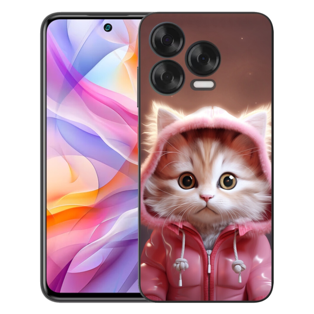 Gelový kryt mmCase na ZTE Blade V70 Vita - roztomilé kotě 3