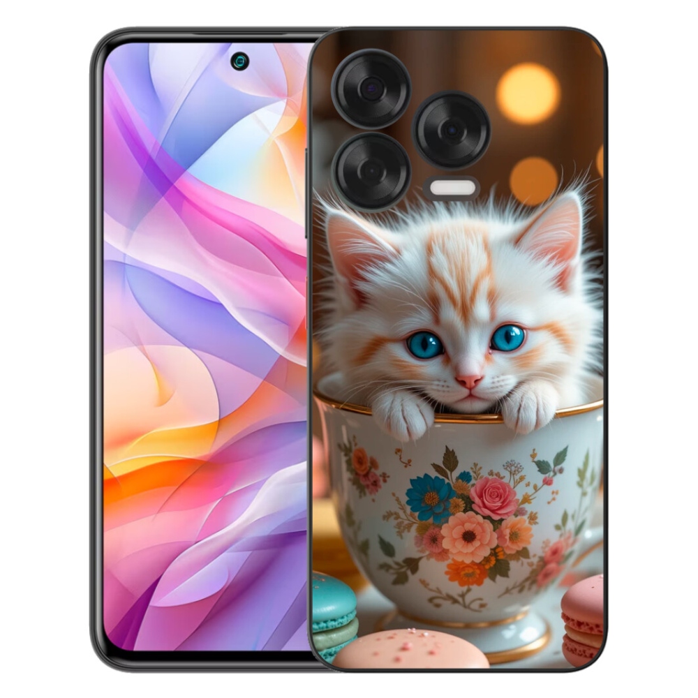 Gelový kryt mmCase na ZTE Blade V70 Vita - roztomilé kotě 6