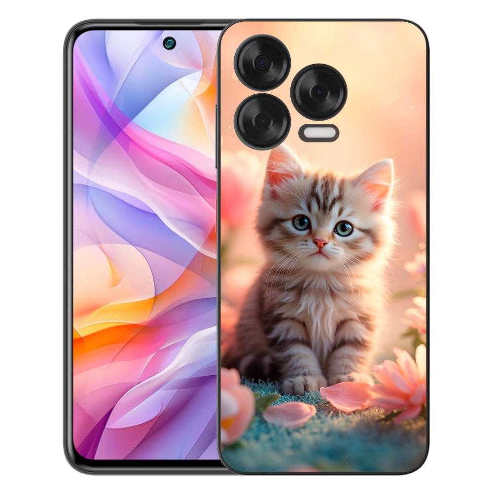 Gelový kryt mmCase na ZTE Blade V70 Vita - roztomilé kotě 8
