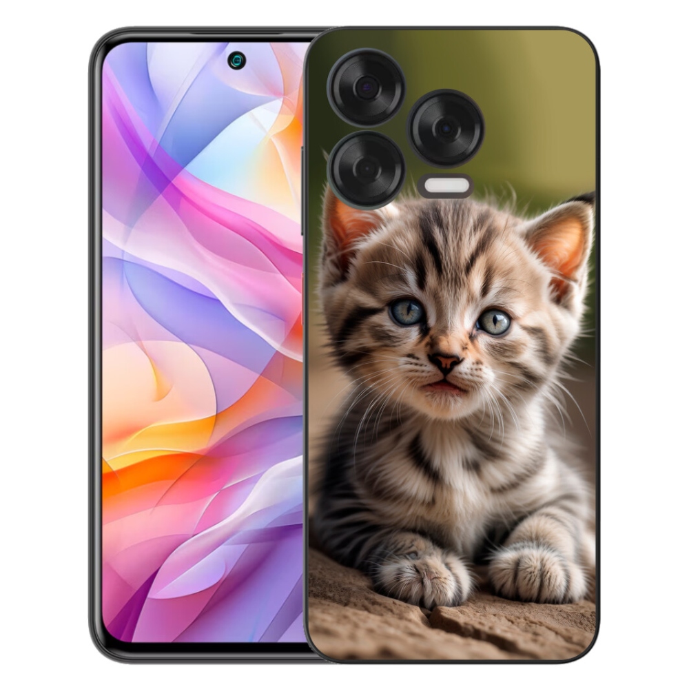Gelový kryt mmCase na ZTE Blade V70 Vita - roztomilé kotě 9