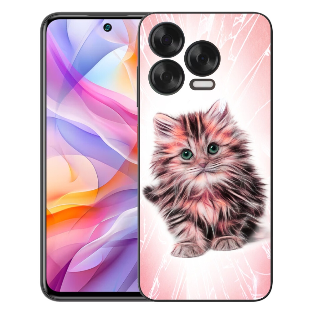 Gelový kryt mmCase na ZTE Blade V70 Vita - roztomilé kotě