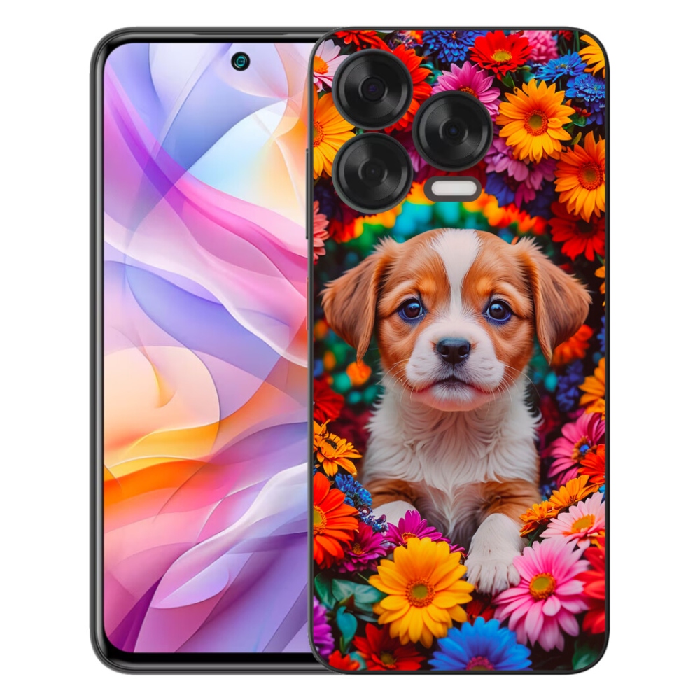 Gelový kryt mmCase na ZTE Blade V70 Vita - roztomilé štěně