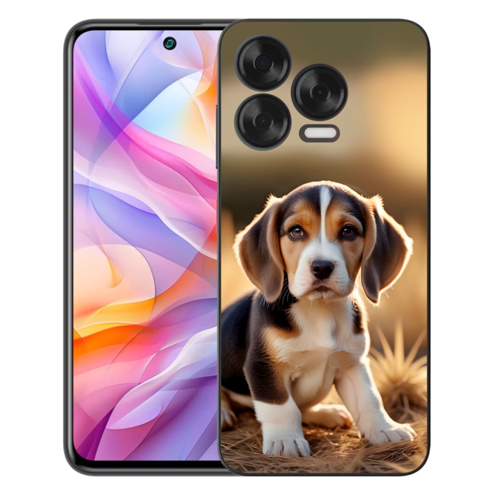 Gelový kryt mmCase na ZTE Blade V70 Vita - roztomilý bígl