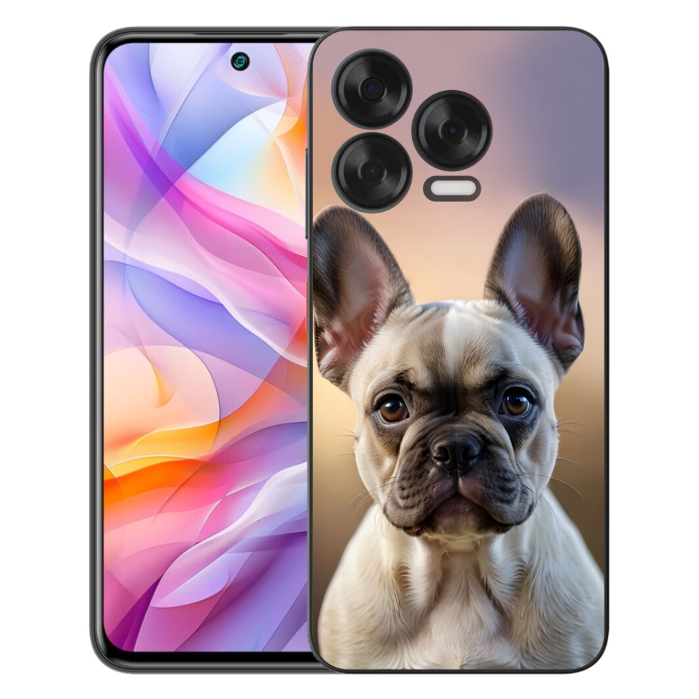 Gelový kryt mmCase na ZTE Blade V70 Vita - roztomilý francouzský buldoček