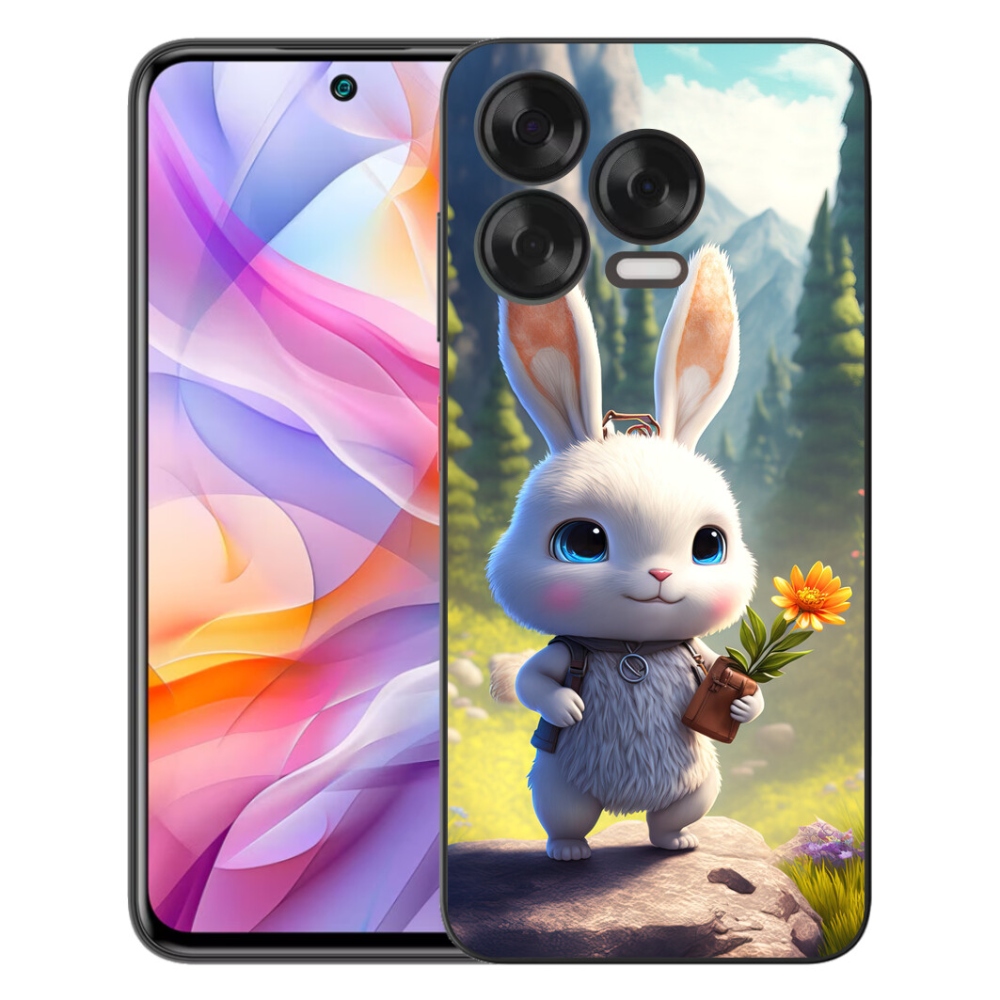 Gelový kryt mmCase na ZTE Blade V70 Vita - roztomilý králíček