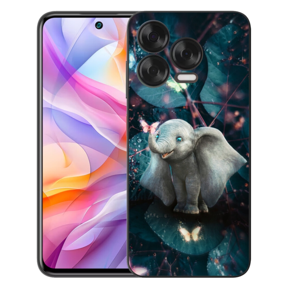Gelový kryt mmCase na ZTE Blade V70 Vita - roztomilý slon