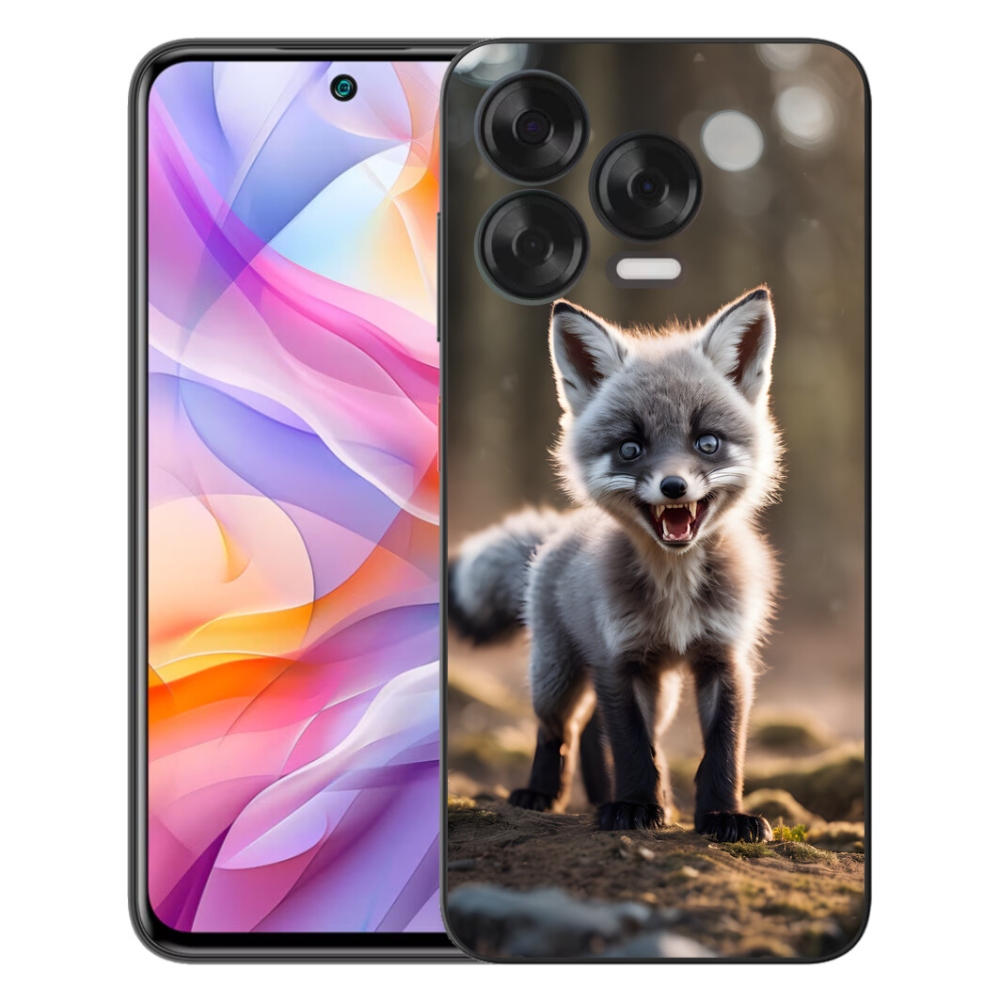 Gelový kryt mmCase na ZTE Blade V70 Vita - rozzuřená liška