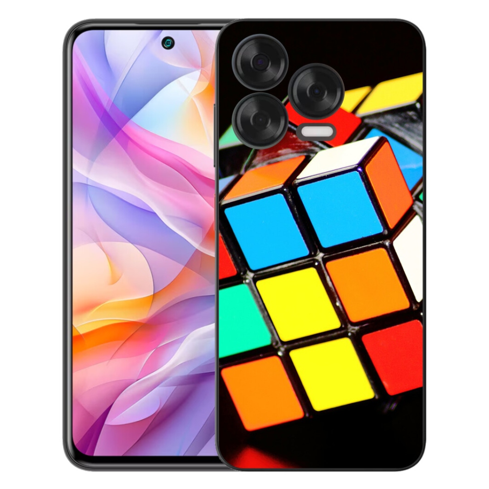Gelový kryt mmCase na ZTE Blade V70 Vita - rubikova kostka