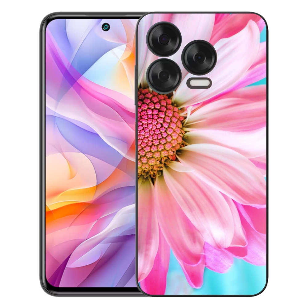 Gelový kryt mmCase na ZTE Blade V70 Vita - růžová květina