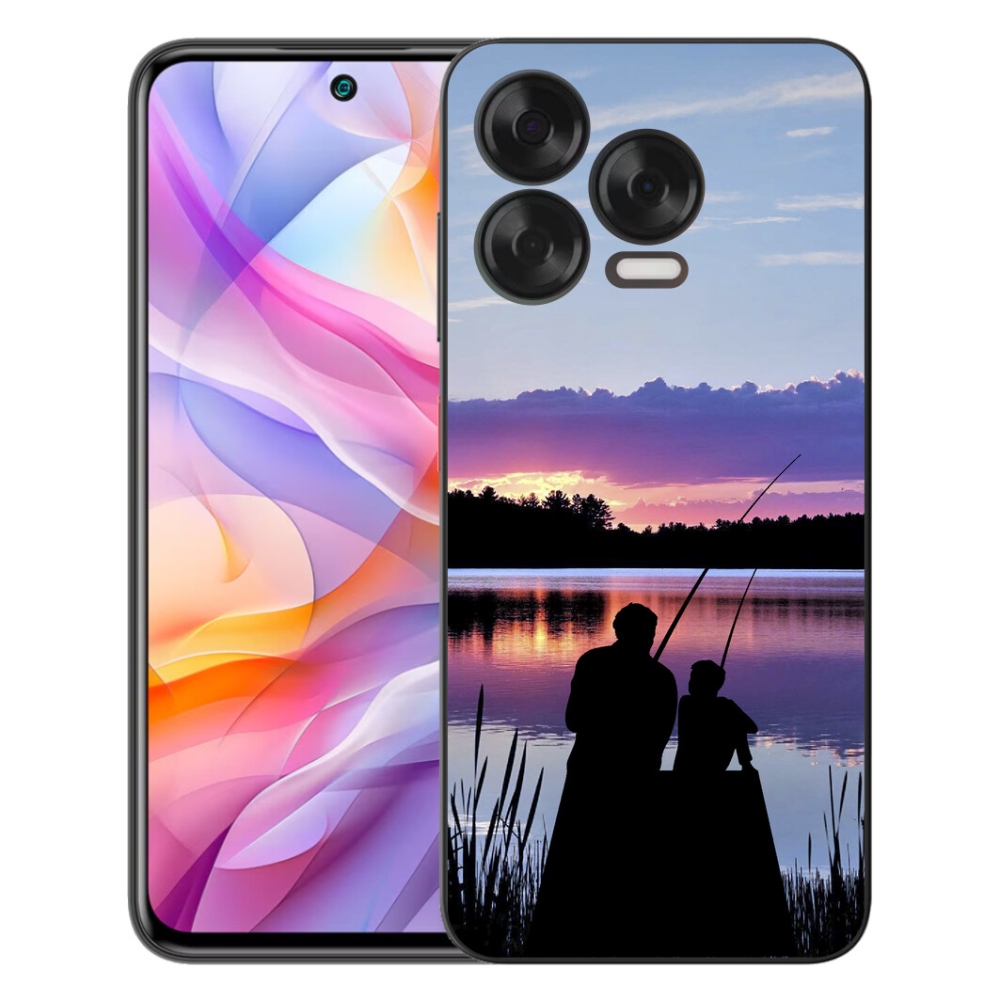 Gelový kryt mmCase na ZTE Blade V70 Vita - rybaření 2