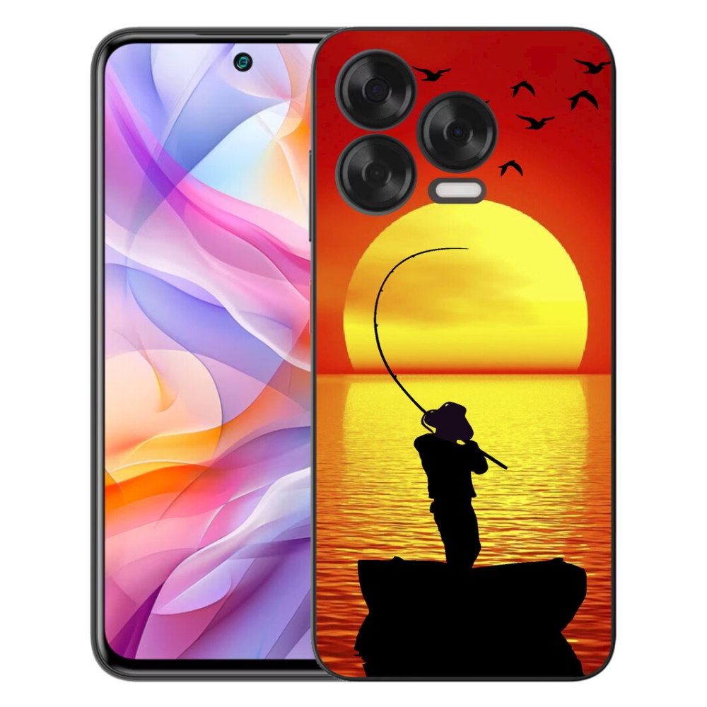 Gelový kryt mmCase na ZTE Blade V70 Vita - rybaření
