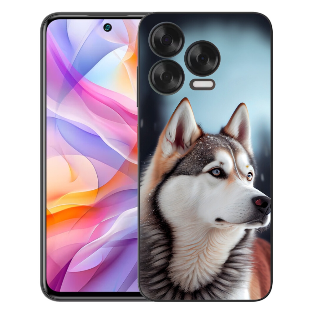 Gelový kryt mmCase na ZTE Blade V70 Vita - sibiřský husky