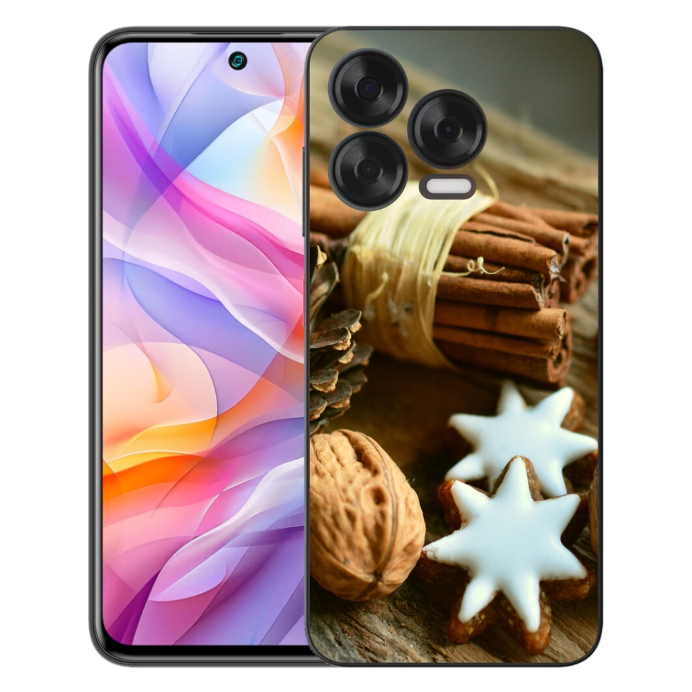 Gelový kryt mmCase na ZTE Blade V70 Vita - skořice a perníčky