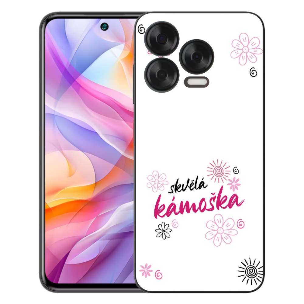 Gelový kryt mmCase na ZTE Blade V70 Vita - skvělá kámoška bílé pozadí