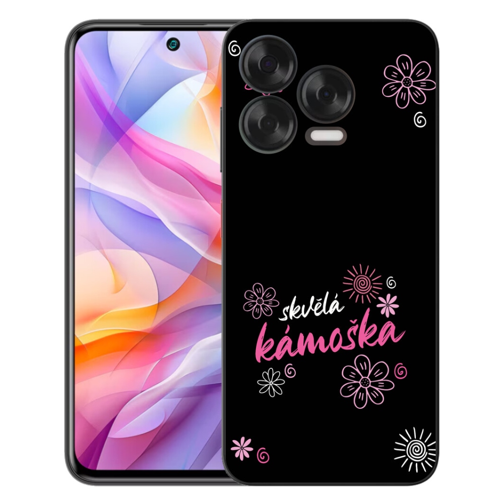 Gelový kryt mmCase na ZTE Blade V70 Vita - skvělá kámoška černé pozadí