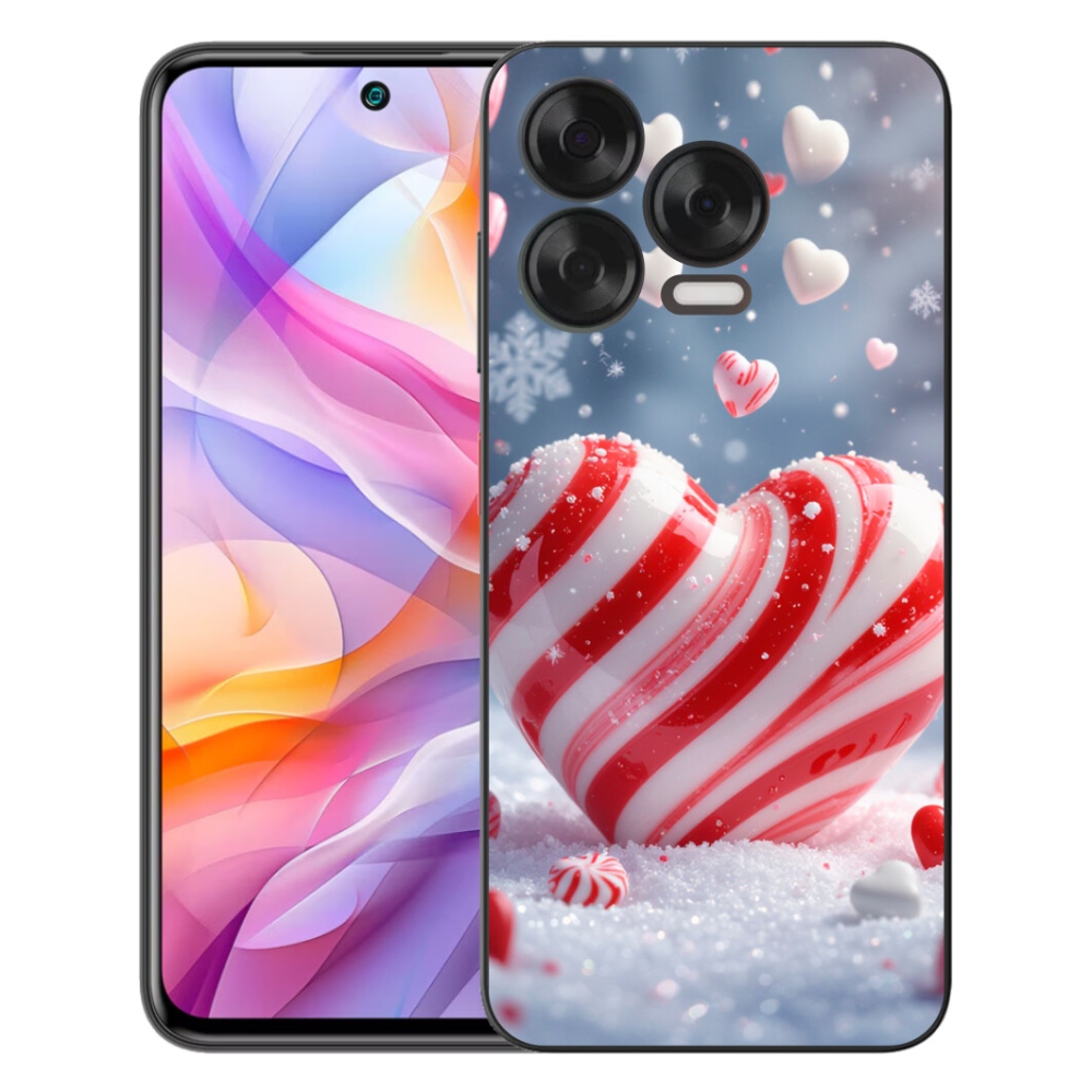 Gelový kryt mmCase na ZTE Blade V70 Vita - sladké srdce
