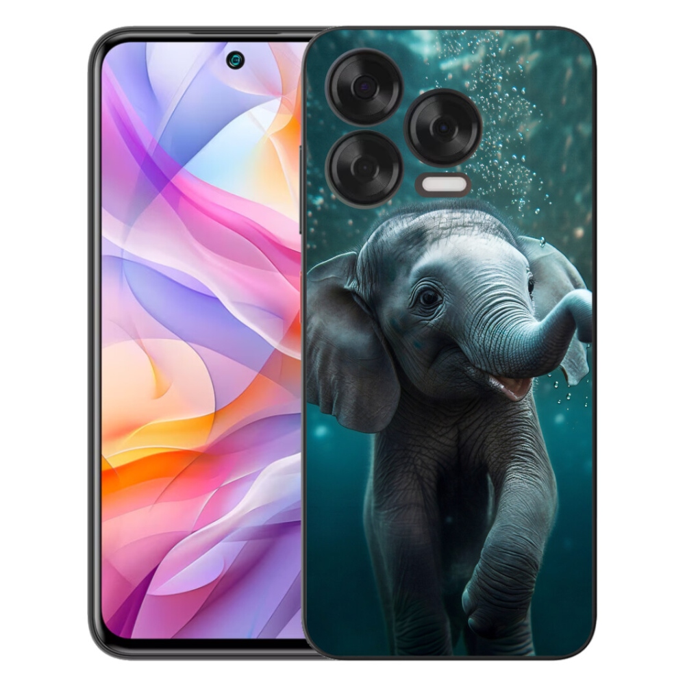 Gelový kryt mmCase na ZTE Blade V70 Vita - slůně pod vodou