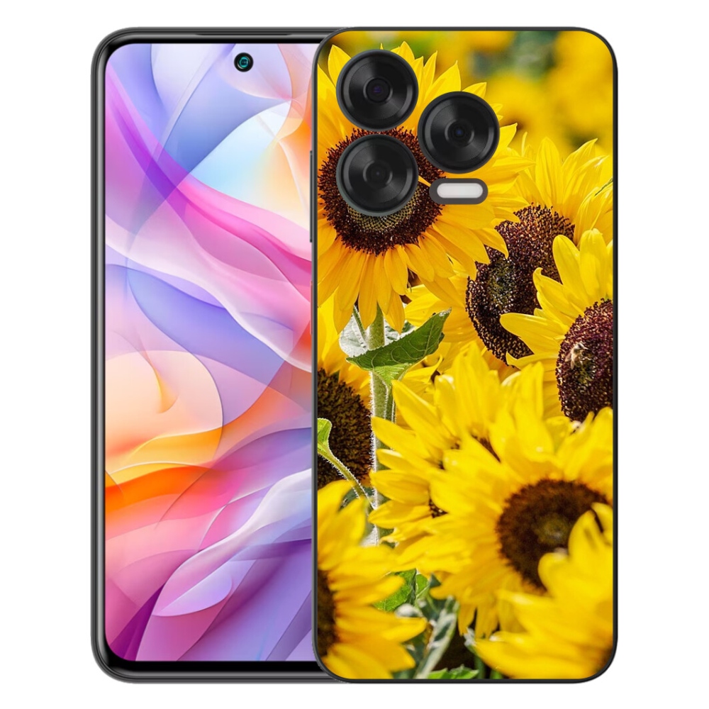 Gelový kryt mmCase na ZTE Blade V70 Vita - slunečnice