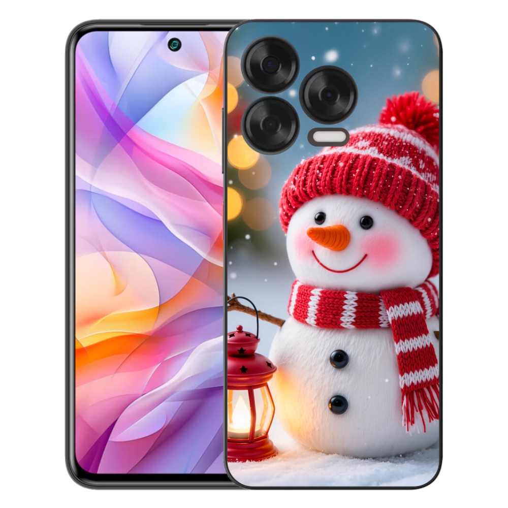 Gelový kryt mmCase na ZTE Blade V70 Vita - sněhulák 2