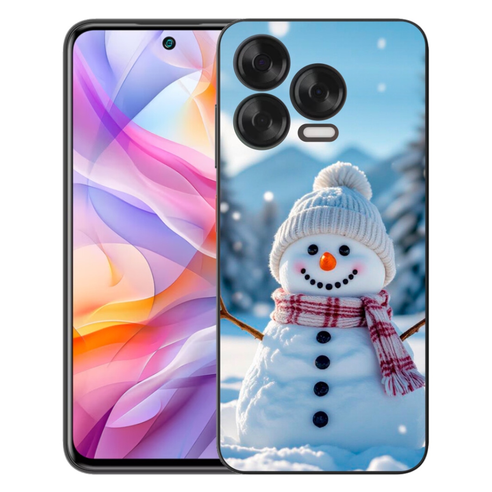 Gelový kryt mmCase na ZTE Blade V70 Vita - sněhulák 3