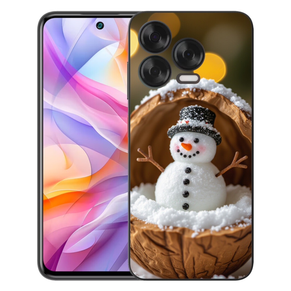 Gelový kryt mmCase na ZTE Blade V70 Vita - sněhulák 4