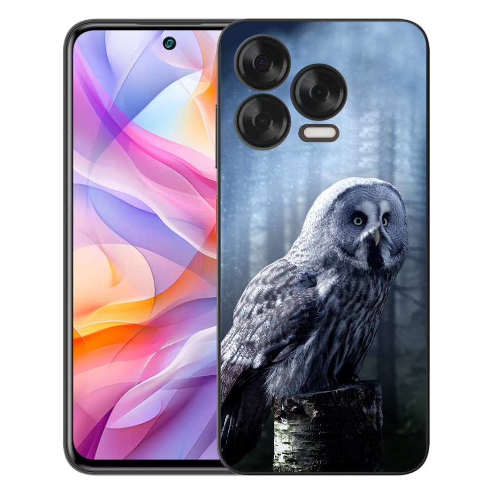 Gelový kryt mmCase na ZTE Blade V70 Vita - sova