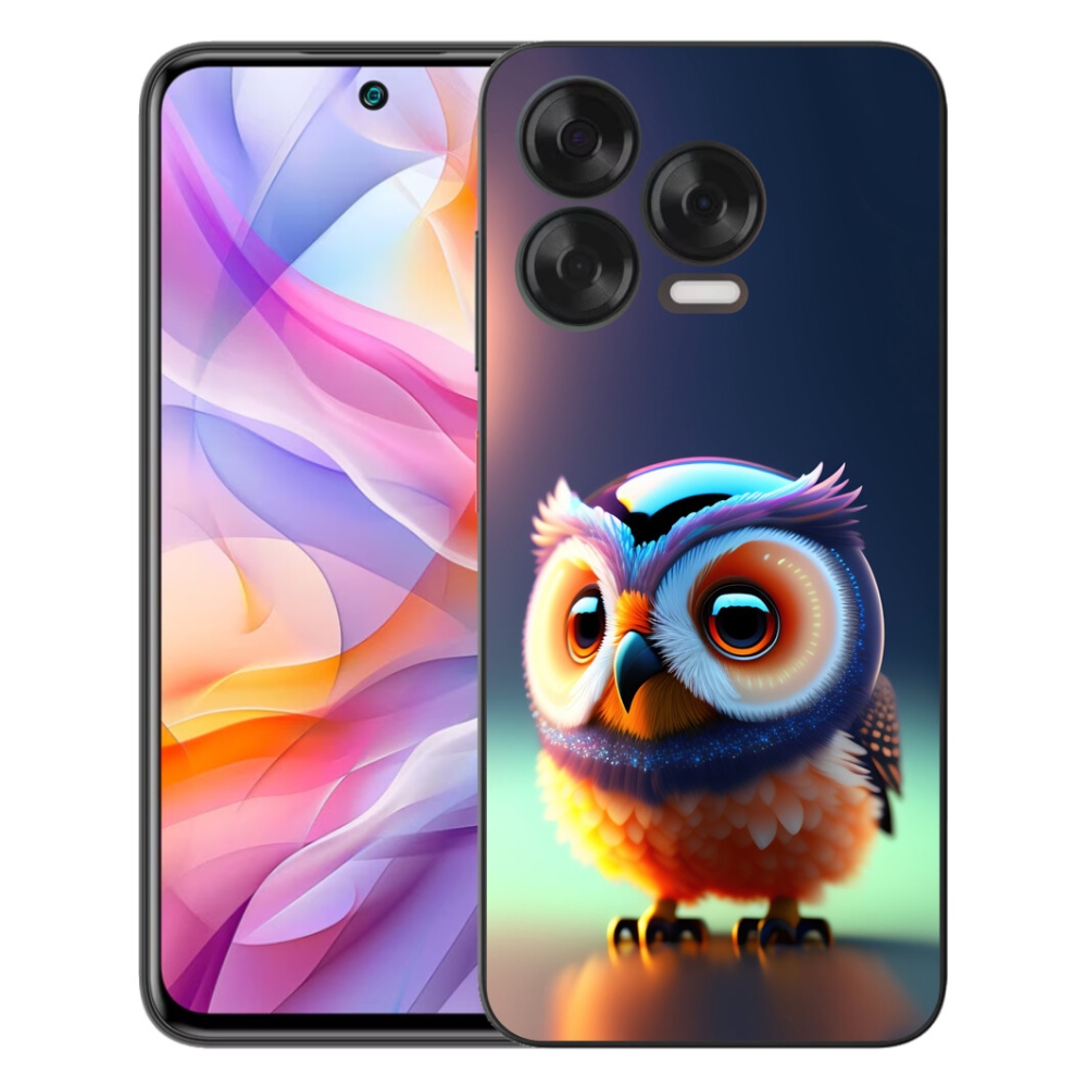 Gelový kryt mmCase na ZTE Blade V70 Vita - sovička
