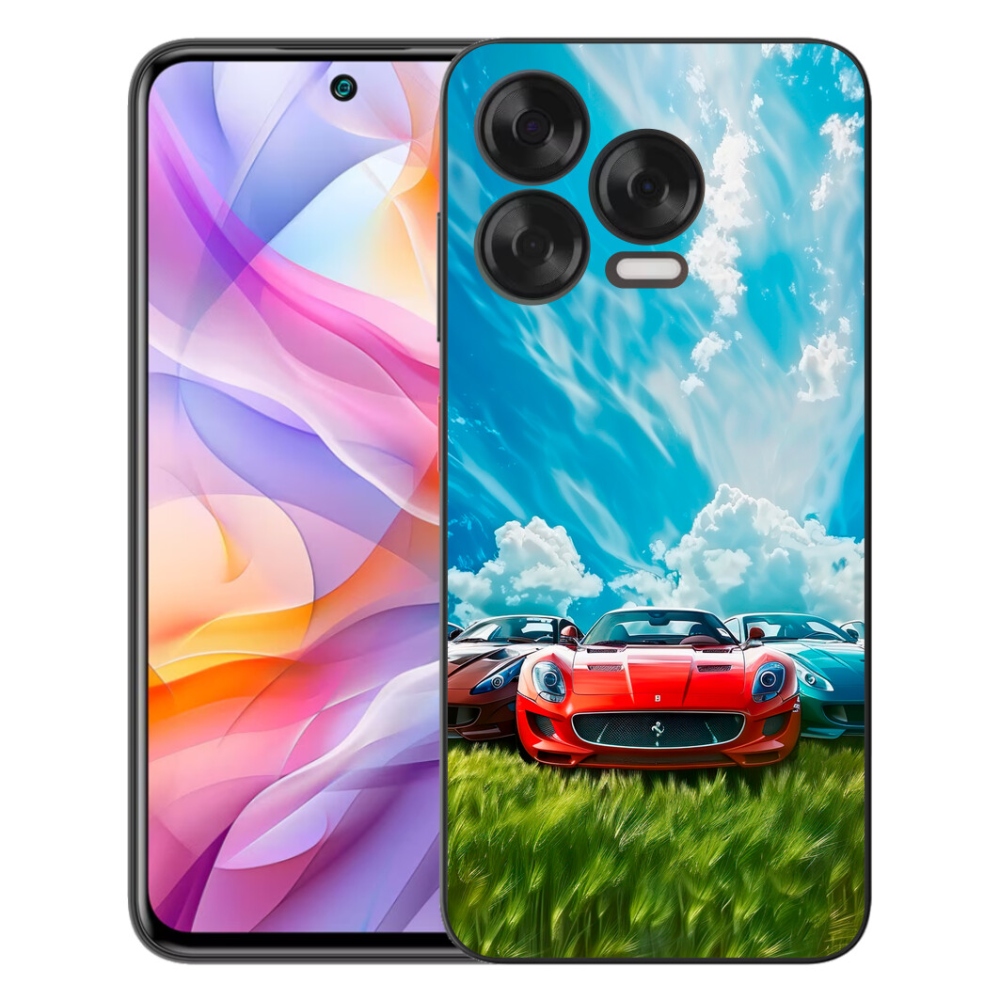 Gelový kryt mmCase na ZTE Blade V70 Vita - sportovní vozy