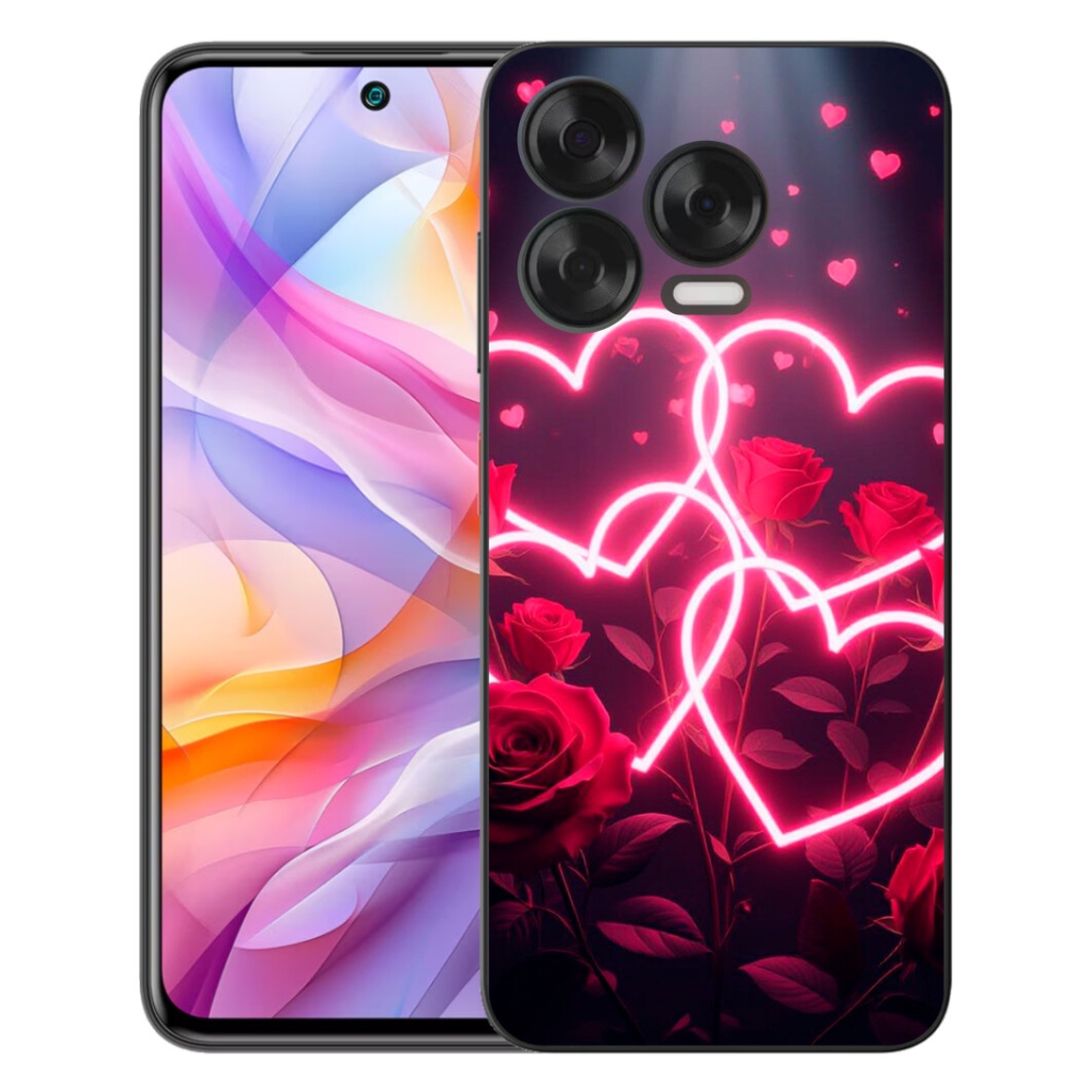 Gelový kryt mmCase na ZTE Blade V70 Vita - srdce lásky